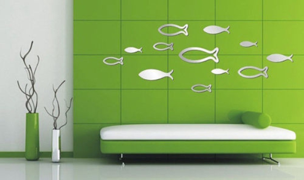 8 Fische Spiegel-Set