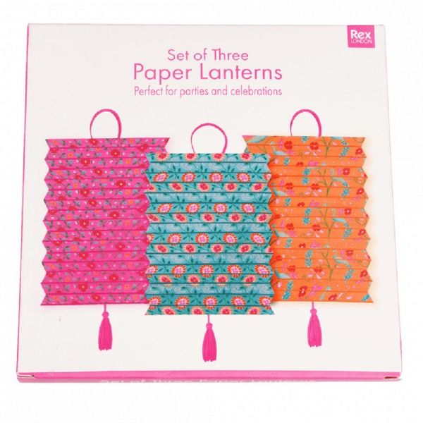 Papierlaternen 3er Set