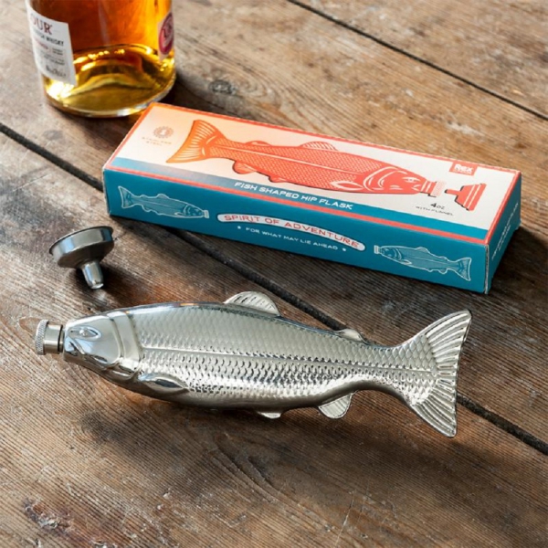 Fisch Flachmann