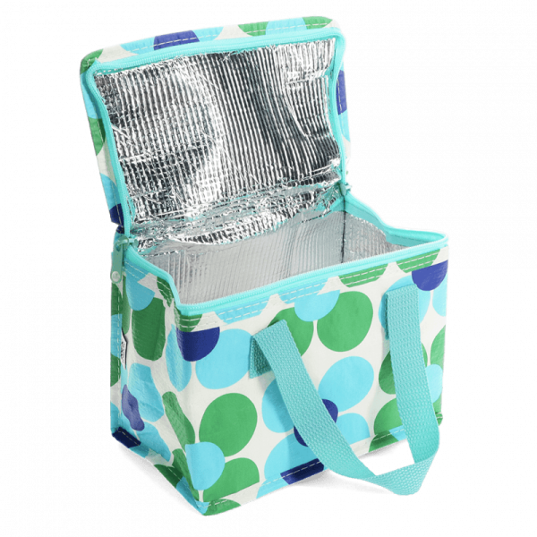 Isolierte Snacktasche Daisy blau-grün