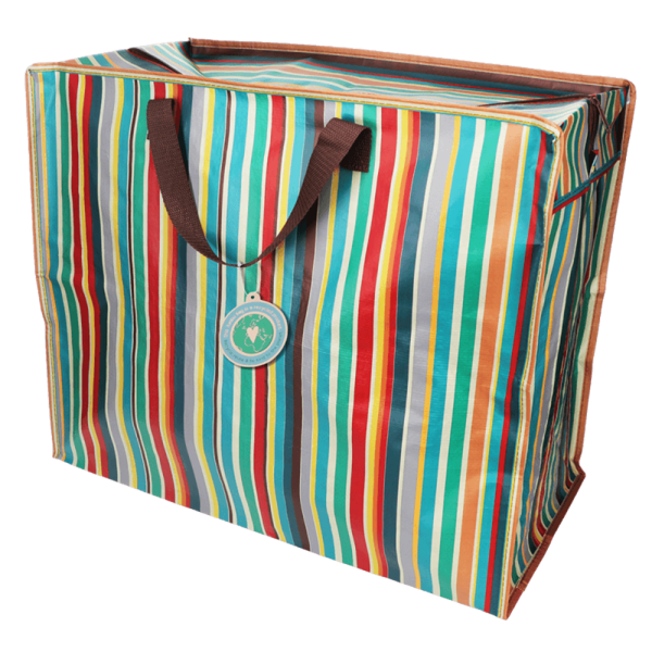 XXL Aufbewahrungstasche Retro 70s Stripes