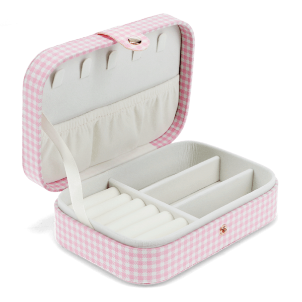 Schmuckkasten Rosa Gingham-Cherry