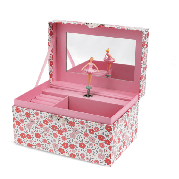 Musikalische Schmuckschatulle Pink Tilde