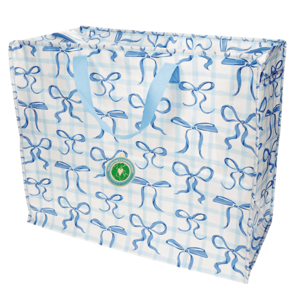 XXL Aufbewahrungstasche blaue Schleifen