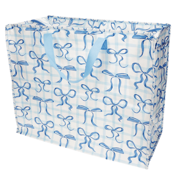 XXL Aufbewahrungstasche blaue Schleifen