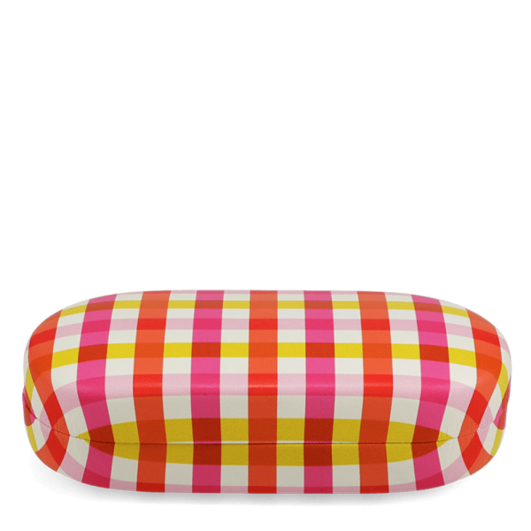 Sonnenbrillenetui Gingham Pink