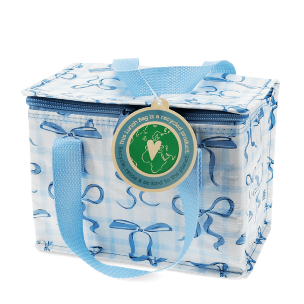 Isolierte Snacktasche blaue Schleifen