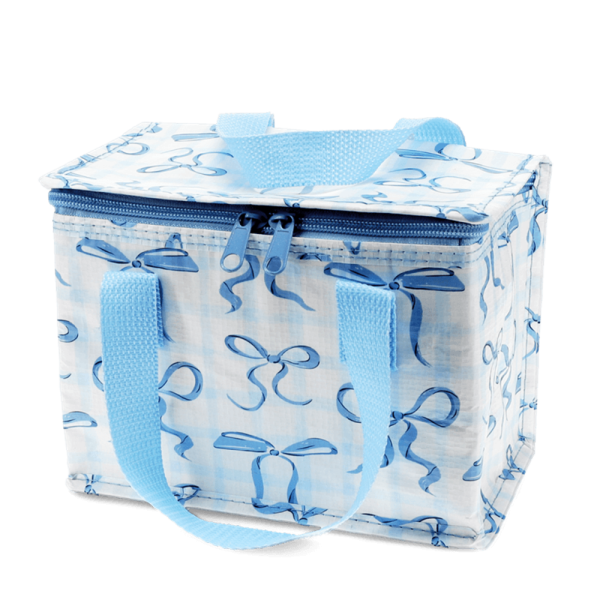 Isolierte Snacktasche blaue Schleifen