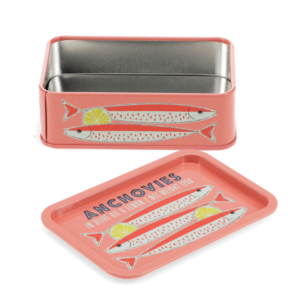 Kleine Aufbewahrungsdose Anchovies