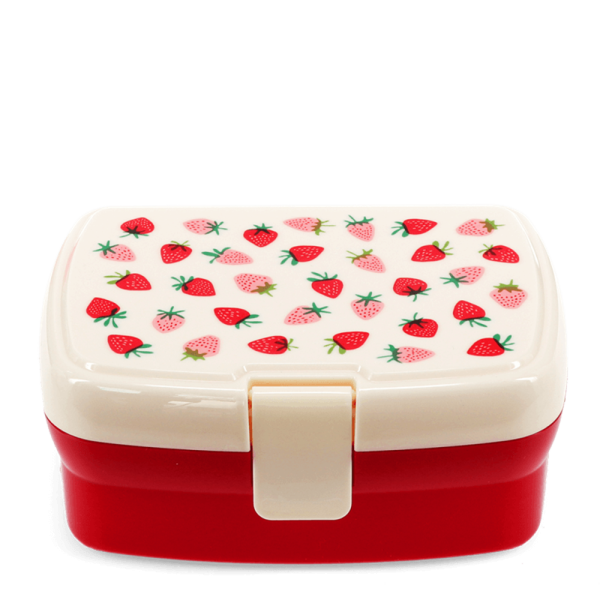 Lunchbox mit Tablett Erdbeere