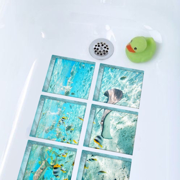 Dusch- Wannen- Aufkleber Südsee