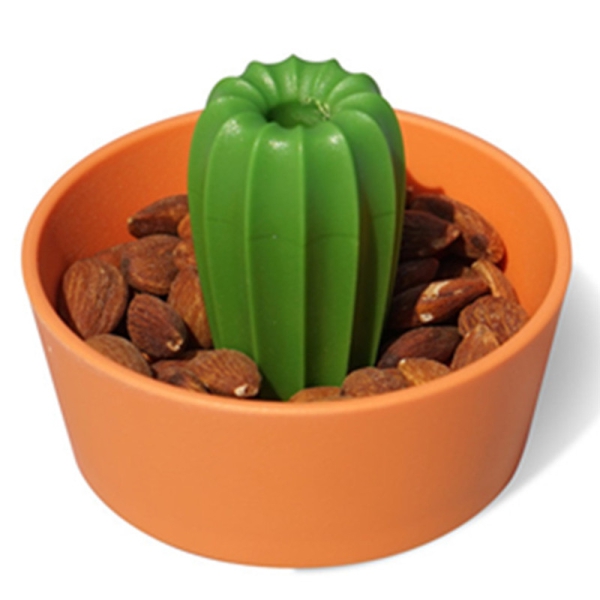 Snack Schale & Glas Deckel Cacnuts Orange-Grün