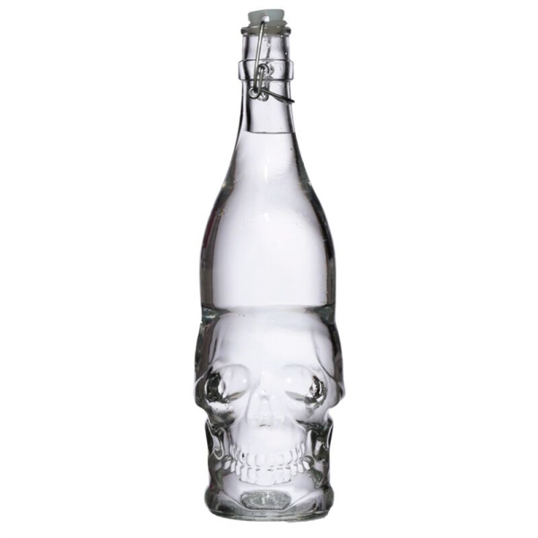 Wasserflasche Totenkopf