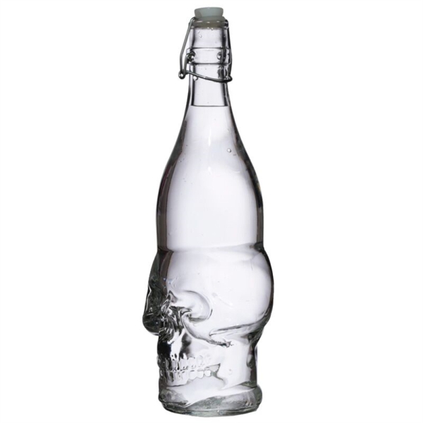 Wasserflasche Totenkopf