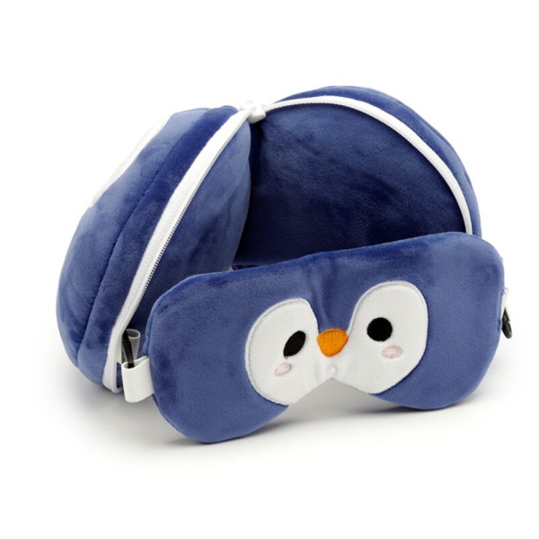 Reisekissen & Schlafmaske Pinguin