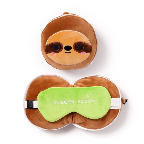 Reisekissen & Schlafmaske Faultier