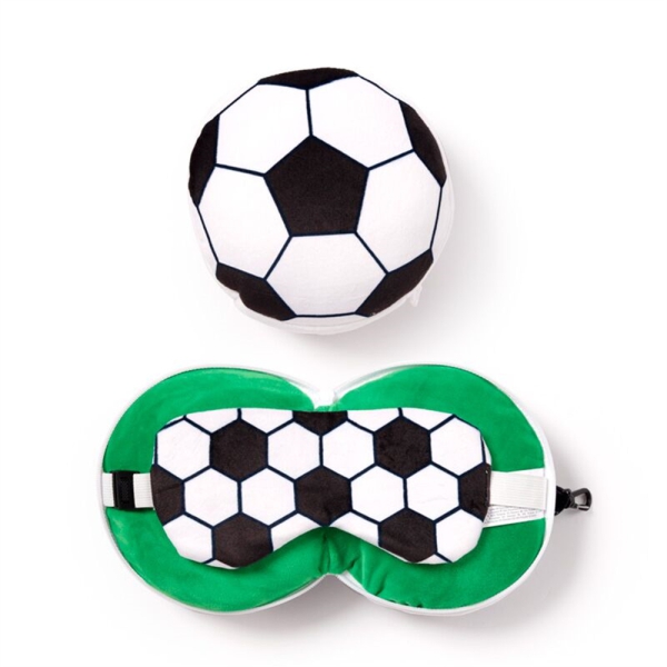 Reisekissen & Schlafmaske Fußball