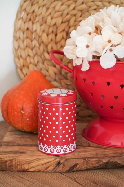 Küchensieb Herz Rot