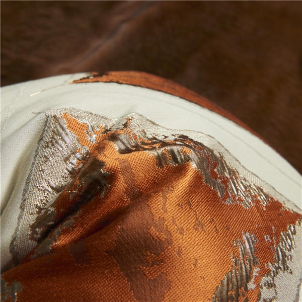 Kissenbezug Kupfer-Orange