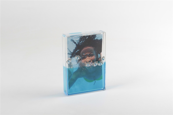 Aqua Fotorahmen - Augen Blau