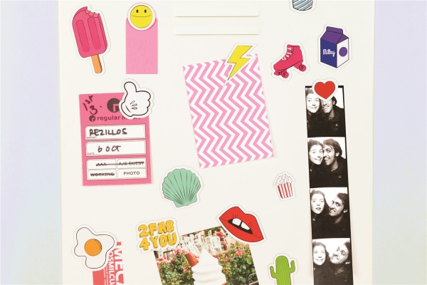 Kühlschrankmagnete Magnetic Icons Pink