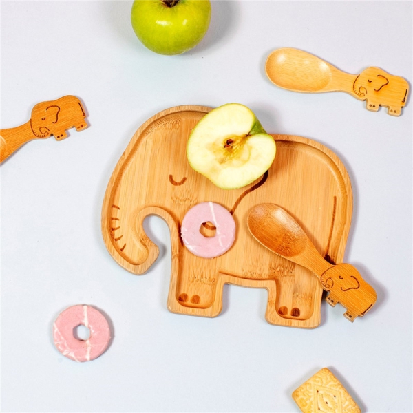 Bambusteller Elefant