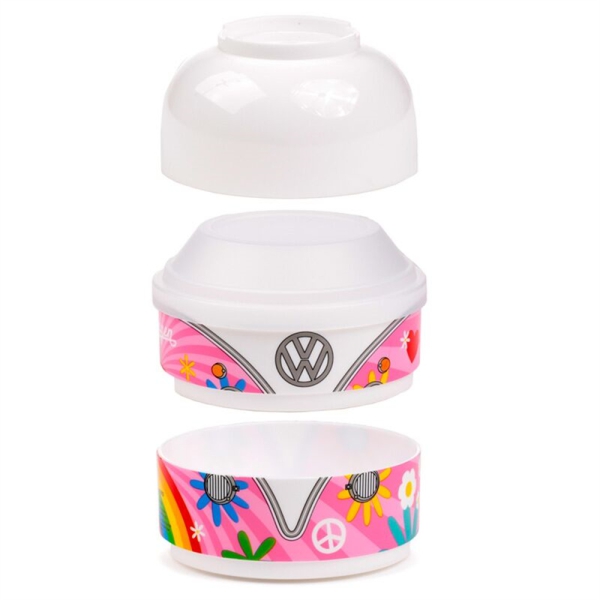 Bento Lunch Box VW T1 Bulli Summer Rund