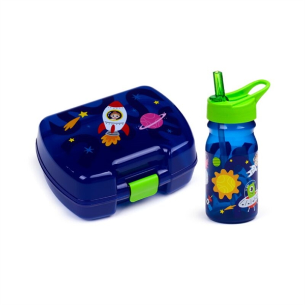 Brotbox & Trinkflasche Space Cadets