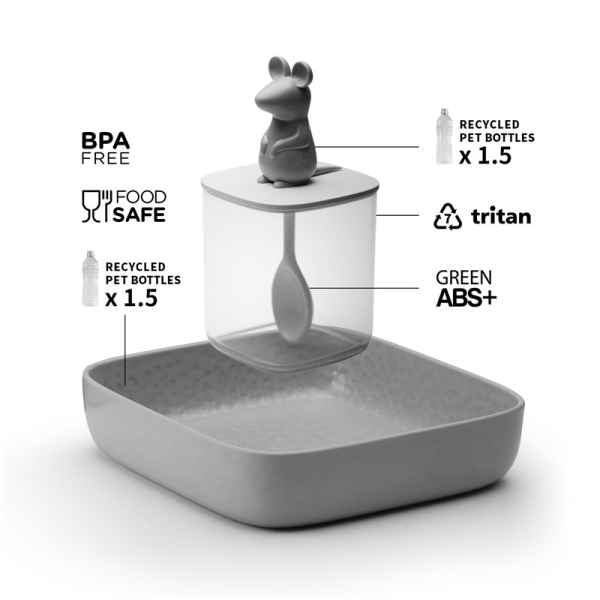 Seasoning Behälter Set mit Tablett