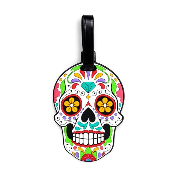 Gepäckanhänger Day of the Dead Totenkopf