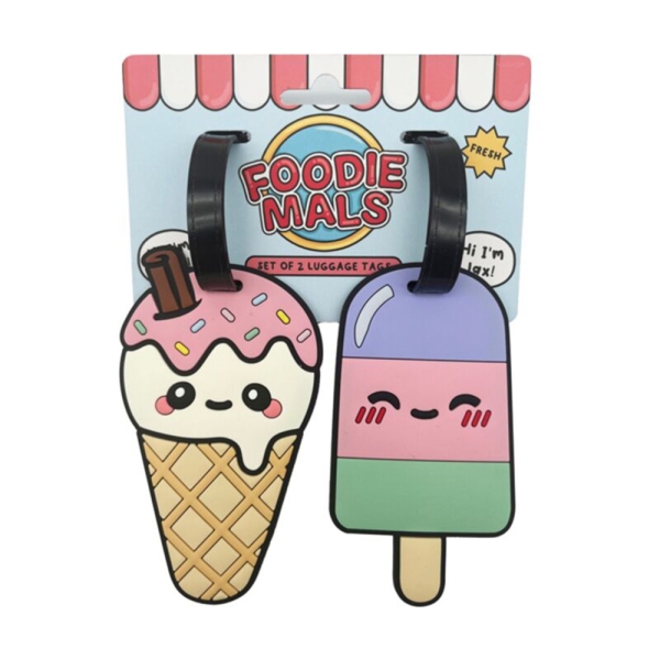 Gepäckanhänger 2-Set Eiscreme