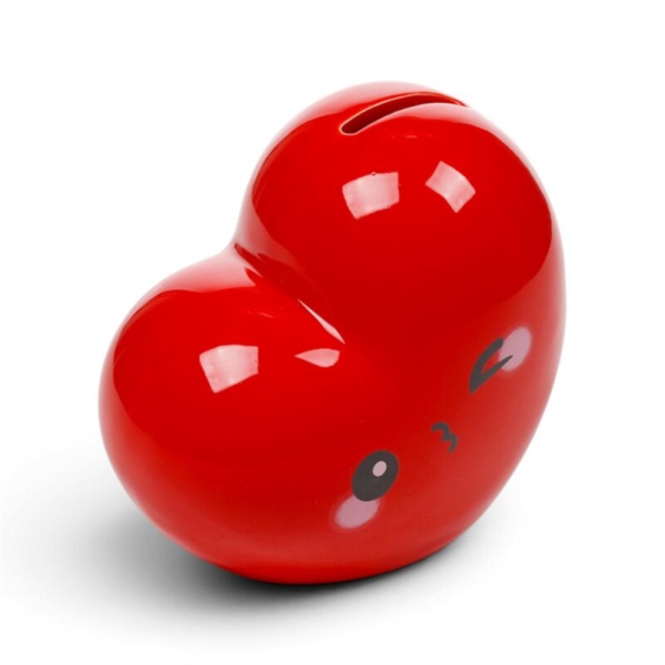 Spardose Herz Rot