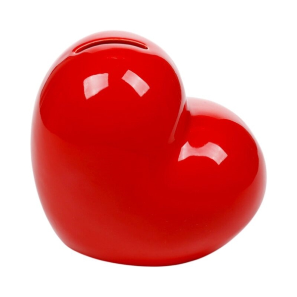 Spardose Herz Rot