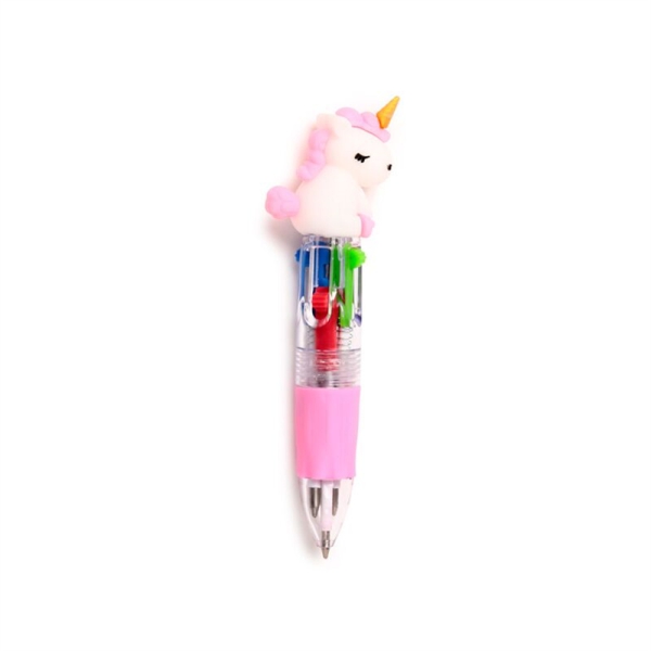 Plüsch Notizbuch & Kugelschreiber Einhorn