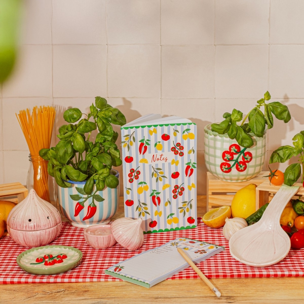 Notizblock mit Magnet Mediterran