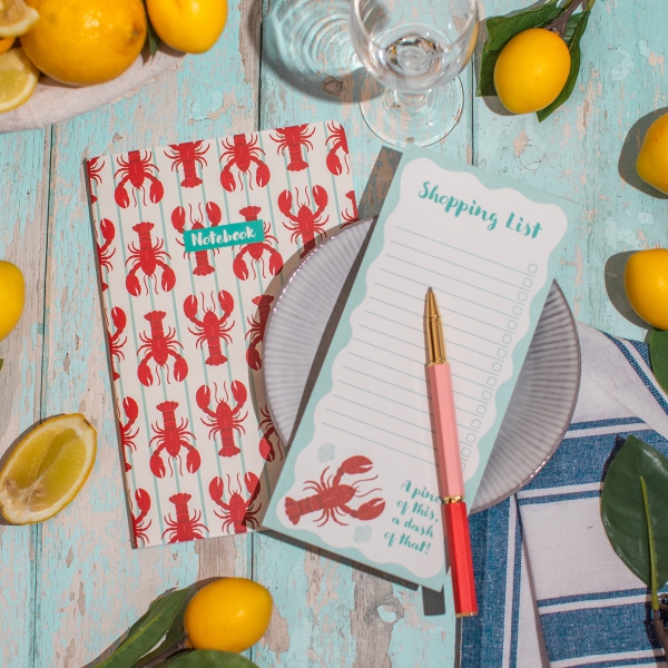 Notizblock mit Magnet Hummer