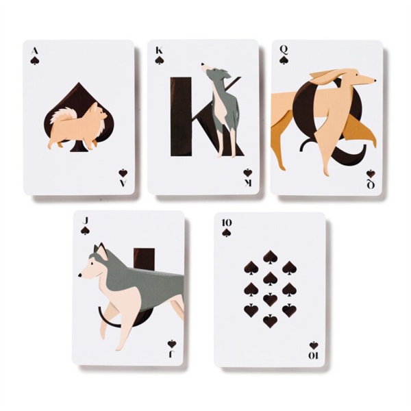 Spielkarten Barks Hund