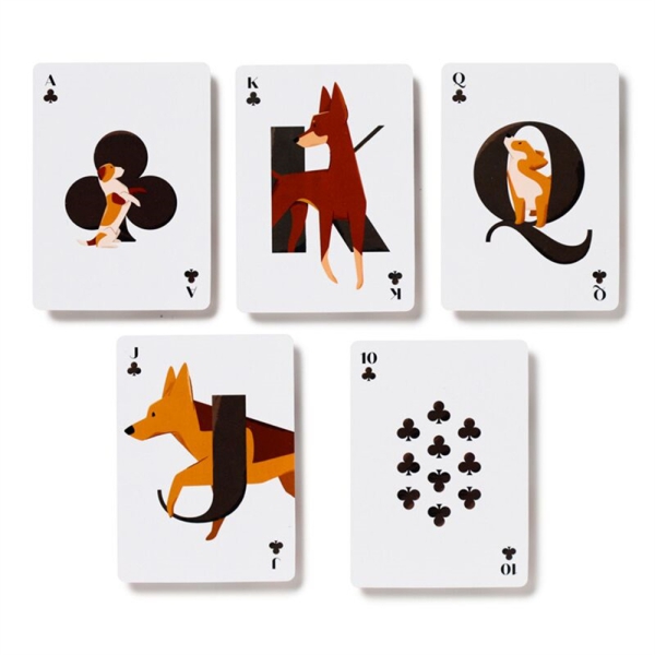 Spielkarten Barks Hund