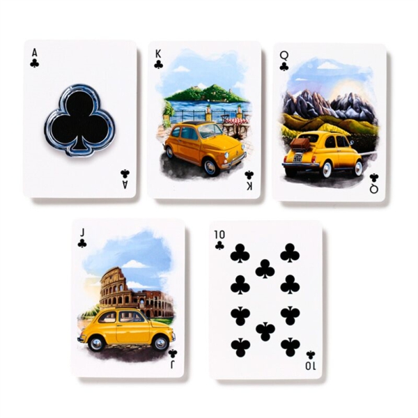Spielkarten Fiat 500