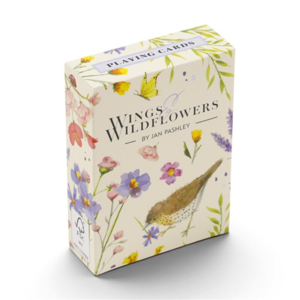 Spielkarten Vögel & Wildblumen
