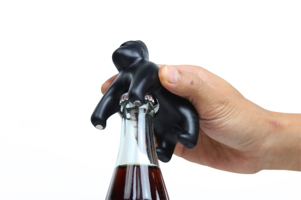Flaschenöffner Gorilla Glori Schwarz