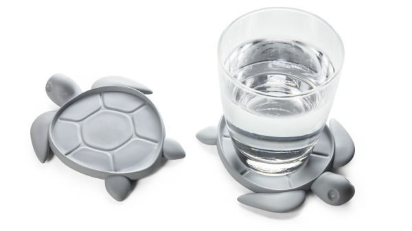 Untersetzer Save Turtle Hellgrau