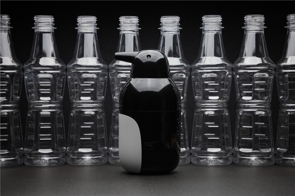 Seifenspender Pinguin Schwarz