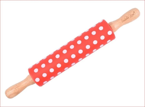 Teigroller Polka Dots Rot