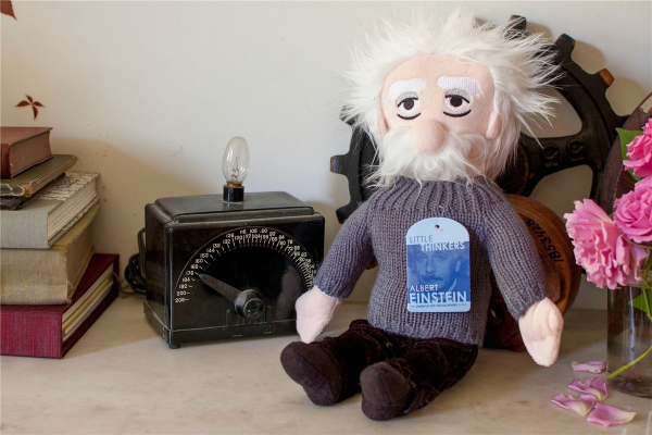 Plüsch Puppe Albert Einstein