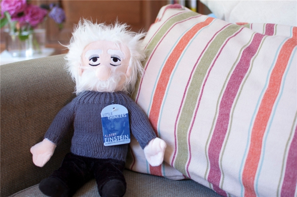 Plüsch Puppe Albert Einstein