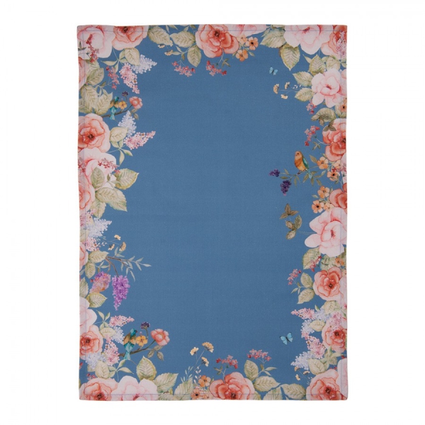 Geschirrtuch Flowers Blue