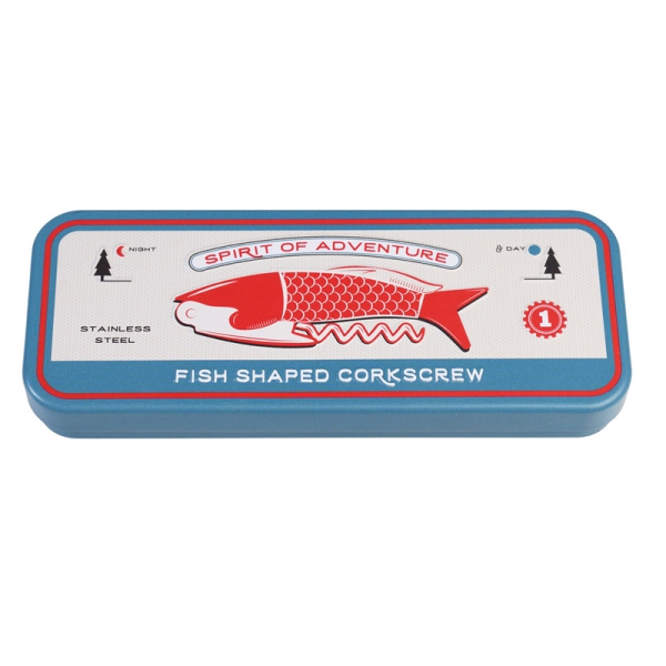 Fisch Korkenzieher in der Dose