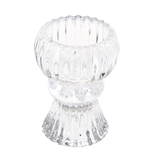 Doppel Kerzenständer Transparent