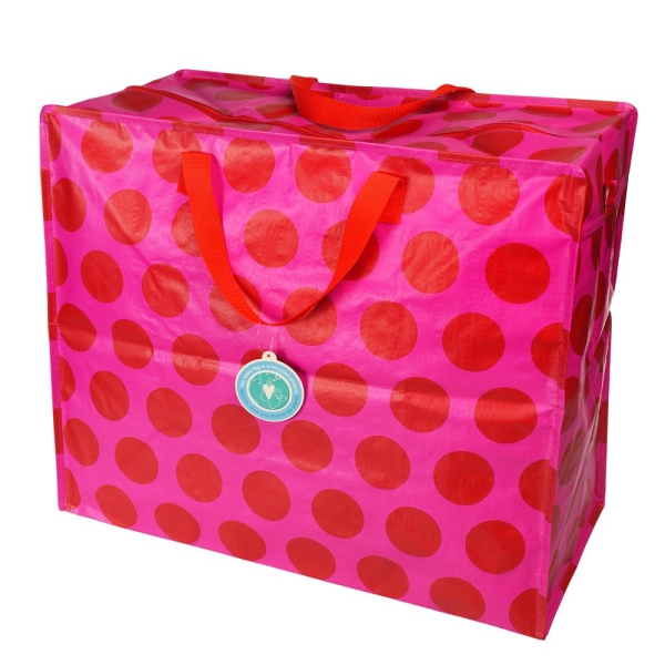 XXL Aufbewahrungstasche Spotlight Red on Pink